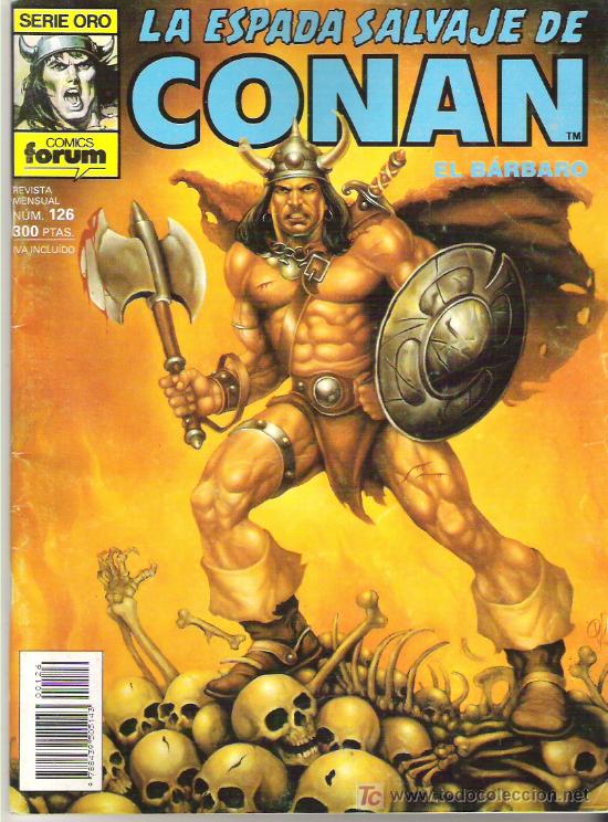 C&oacute;mics: LA ESPADA SALVAJE DE CONAN *** EL OJO DE LA TORMENTA*** NUM 126 - Foto 1