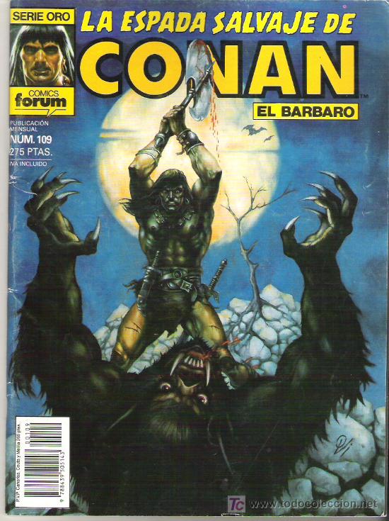 C&oacute;mics: LA ESPADA SALVAJE DE CONAN *** EL ENJAMBRE DE MONSTRUOS***NUM 109 - Foto 1