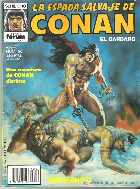 C&oacute;mics: LA ESPADA SALVAJE DE CONAN *** HERMANOS *** NUM 96 - Foto 1