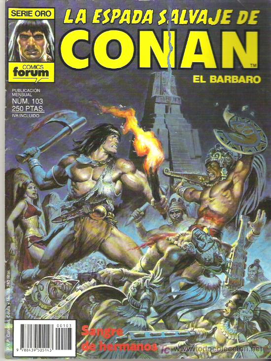 C&oacute;mics: LA ESPADA SALVAJE DE CONAN *** SANGRE DE HERMANOS***NUM 103*** EX - Foto 1
