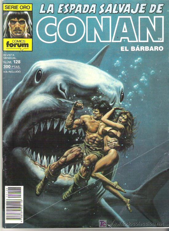 C&oacute;mics: LA ESPADA SALVAJE DE CONAN *** el cabo de los negros sue&ntilde;os ** num 128 - Foto 1