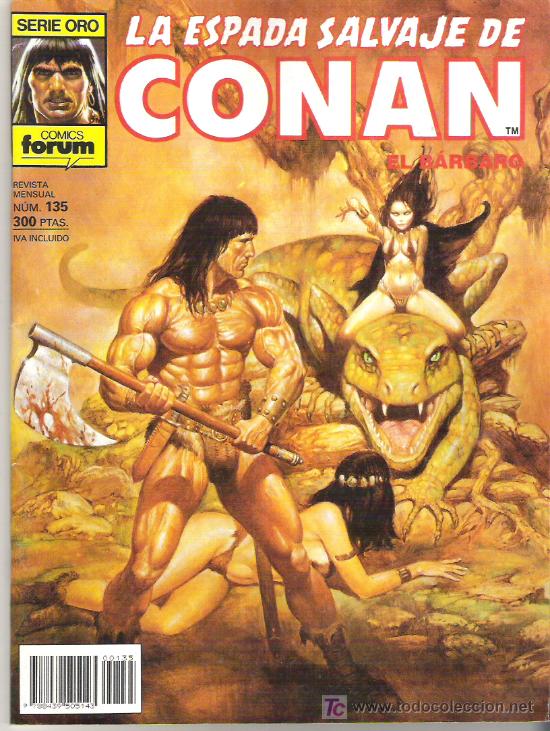 C&oacute;mics: LA ESPADA SALVAJE DE CONAN *** TRAICION EN TORTUGAE *** NUM 135 EXCEPCIONAL - Foto 1