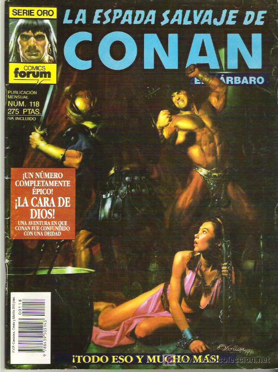 C&oacute;mics: LA ESPADA SALVAJE DE CONAN *** LA CARA DE DIOS *** NUM 118 *** EXCEPCIONAL - Foto 1