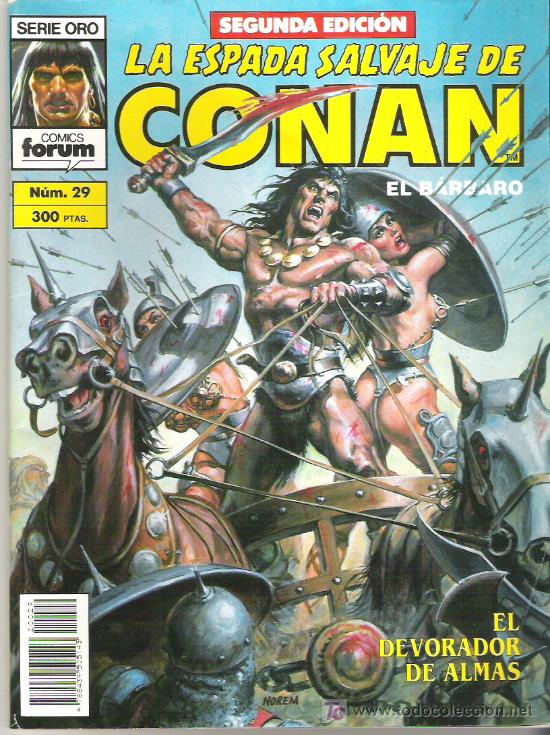 C&oacute;mics: LA ESPADA SALVAJE DE CONAN *** EL DEVORADOR DE ALMAS *** NUM 29 - Foto 1