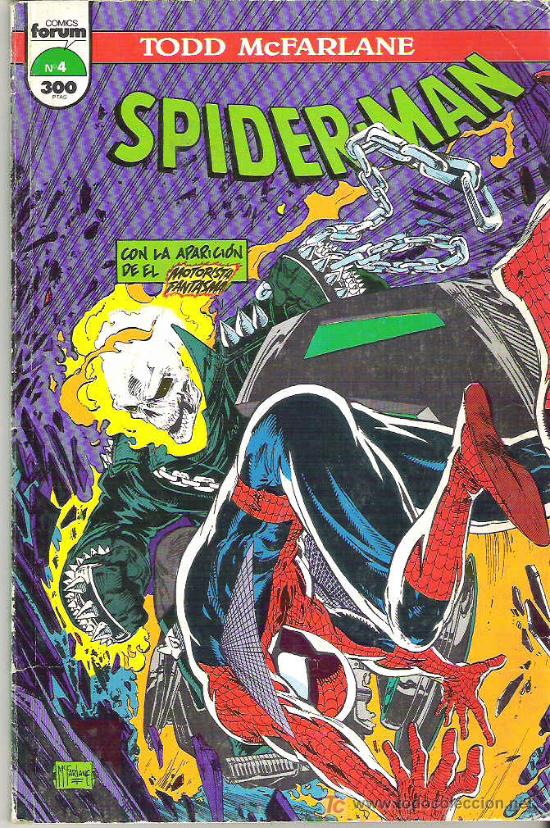 C&oacute;mics: spiderman - TODD MCFARLANE *** NUM 4 *** 1991 - Foto 1