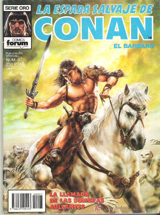 C&oacute;mics: LA ESPADA SALVAJE DE CONAN - NUM 97 SERIE ORO - Foto 1