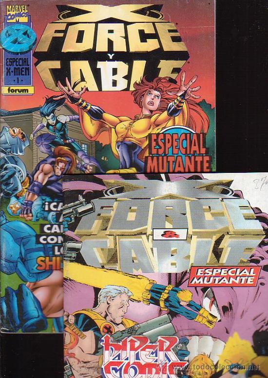 C&oacute;mics: X FORCE Y CABLE - LOTE DE 2 NUMEROS ESPECIALES - Foto 2