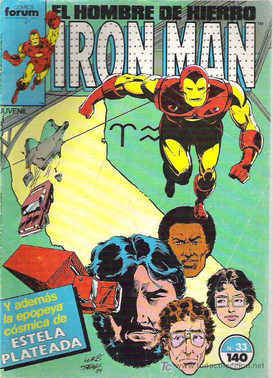 C&oacute;mics: IRON MAN + ESTELA PLATEADA *** N&ordm; 33 1987 - Foto 1