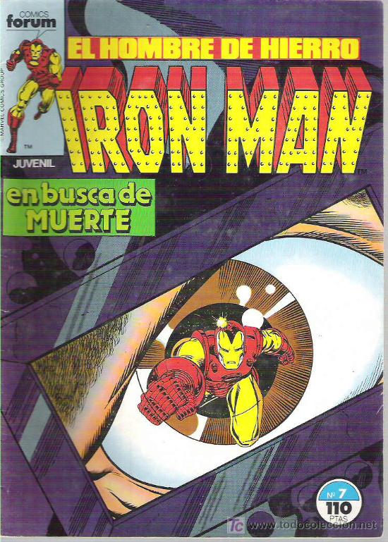 C&oacute;mics: IRON MAN - EN BUSCA DE MUERTE *** N&ordm; 7 1985 - Foto 1
