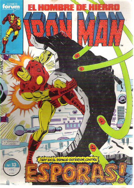 C&oacute;mics: IRON MAN - ESPORAS N&ordm; 13 1987 - Foto 1