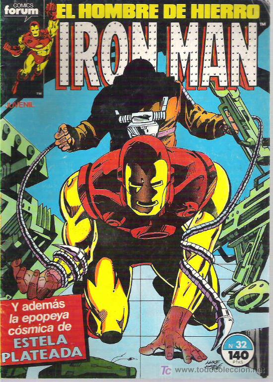 C&oacute;mics: IRON MAN - TODO TIPO DE MIEDOS ***N&ordm; 32 1987 - Foto 1