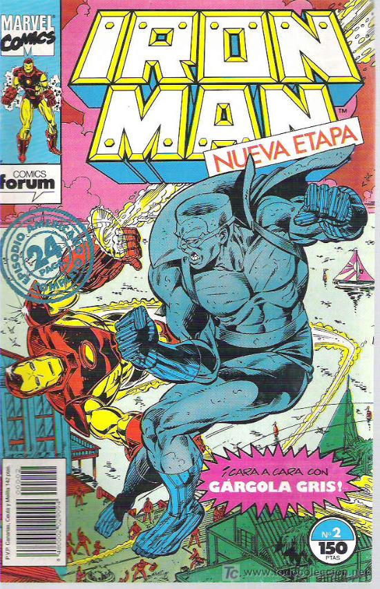 C&oacute;mics: IRON MAN - GARGOLA GRIS **+ N&ordm; 2 1992 - Foto 1