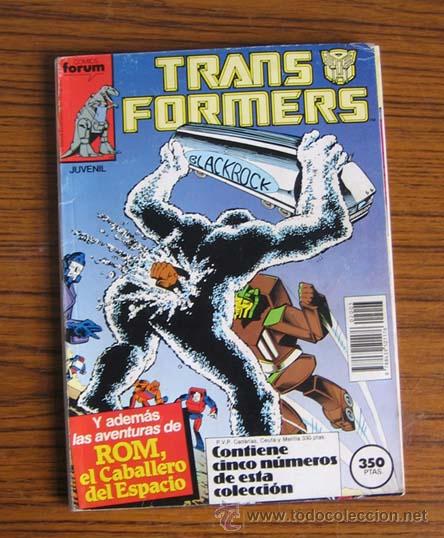 C&oacute;mics: TRANS FORMERS .. Retapado del n&ordm; 41 al 45 - Foto 1