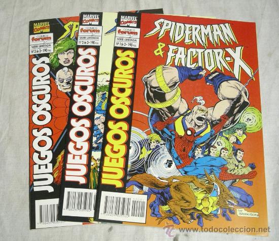 C&oacute;mics: Spiderman & Factor-X, del n&ordm; 1 al 3 completa - Foto 1