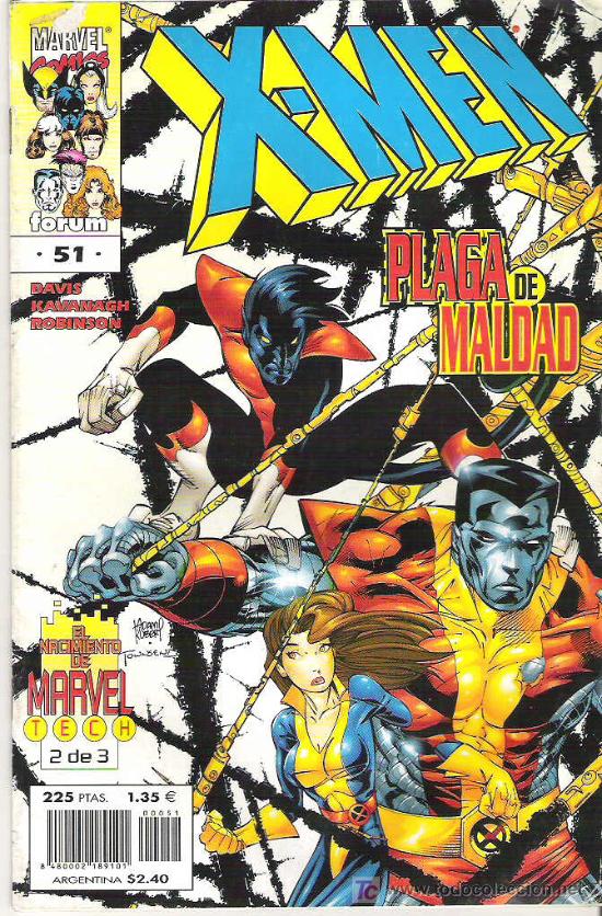 C&oacute;mics: X- MEN ** PLAGA DE MALDAD *** VOL 2 N&ordm; 51 - Foto 1