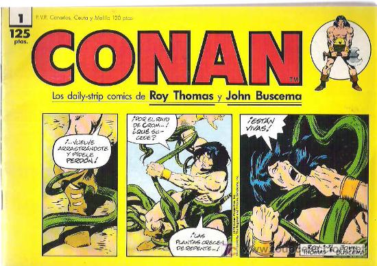 C&oacute;mics: CONAN - N&ordm;1 LAS DAILY STRIP *** 1989 - Foto 1