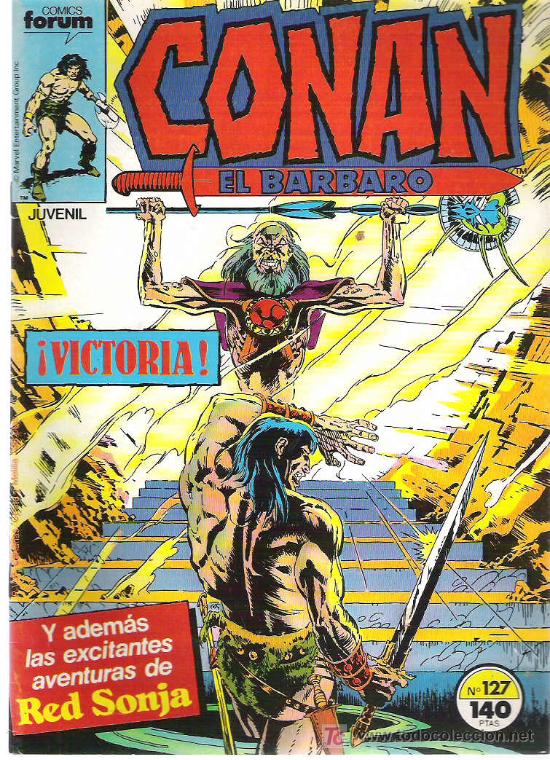 C&oacute;mics: CONAN EL BARBARO - VICTORIA *** N&ordm; 127 1987 - Foto 1
