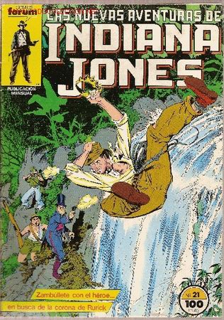 C&oacute;mics: Indiana Jones, n&ordm; 21. Comics F&oacute;rum. 1985. - Foto 1