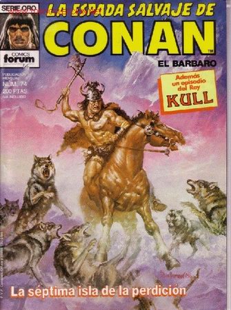 C&oacute;mics: LA ESPADA SALVAJE DE CONAN EL BARBARO. N&ordm; 74 - Foto 1