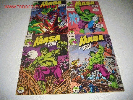 C&oacute;mics: LA MASA, EL INCLEIBLE  HULLK. - Foto 1