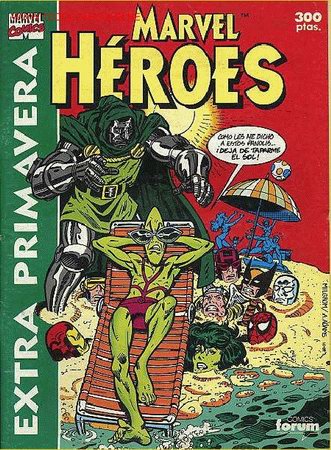 C&oacute;mics: MARVEL H&Eacute;ROES - EXTRA PRIMAVERA - PLANETA 1991 - Foto 1