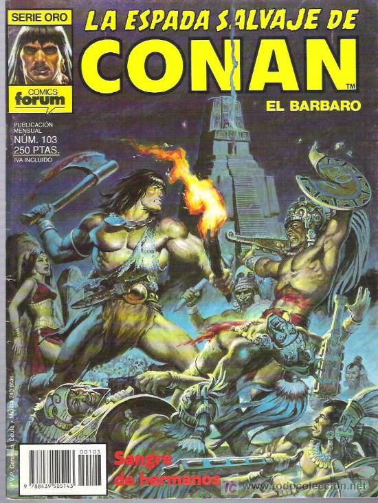 C&oacute;mics: LA ESPADA SALVAJE DE CONAN *** SANGRE DE HERMANOS *** NUM 103 - Foto 1