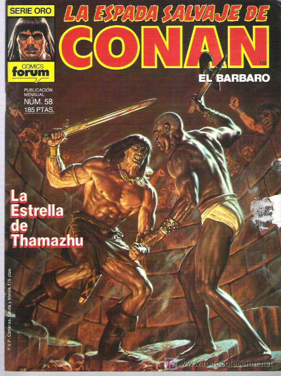 C&oacute;mics: LA ESPADA SALVAJE DE CONAN *** la estrella de thamazhu &iexcl;&iexcl;&iexcl; mun 58 - Foto 1