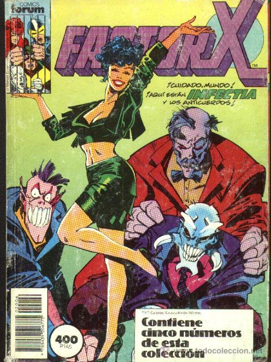 C&oacute;mics: FACTOR X - INFECTIA - COMICS FORUM - DEL NUMERO 26 AL 30 - WALTER SIMONS - - Foto 1