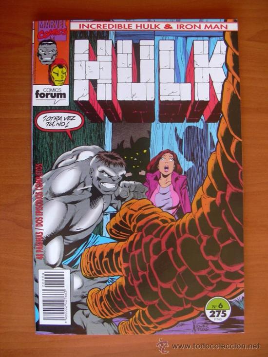 C&oacute;mics: HULK & Iron Man, n&ordm; 6 - Ediciones Forum 1993 - Foto 1