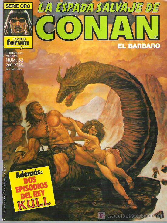 C&oacute;mics: LA ESPADA SALVAJE DE CONAN *** en el altar del dios carnero *** num 63 excepcional - Foto 1