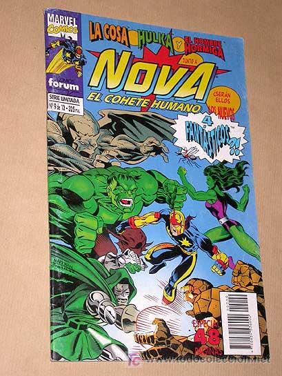 C&oacute;mics: NOVA, EL COHETE HUMANO. SERIE LIMITADA 9 DE 12. MARVEL FORUM COMICS. 1994. C. MARRINAN Y STEGBAUER.+ - Foto 1