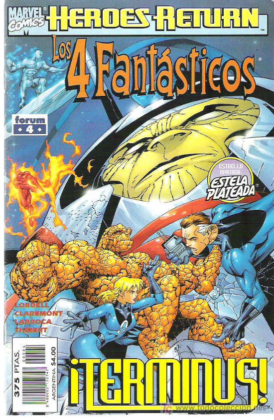 C&oacute;mics: LOS 4 FANTASTICOS - TERMINUS *** VOL 3 NUM 4 - Foto 1