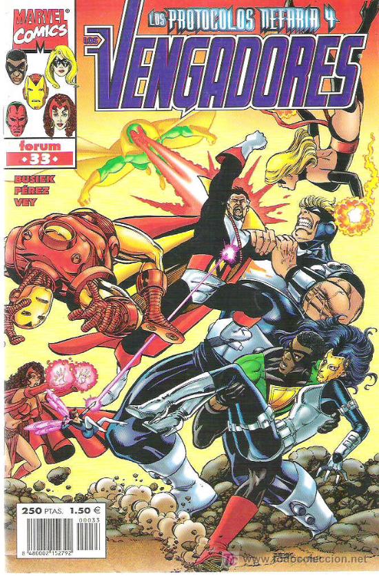 C&oacute;mics: LOS VENGADORES - LOS PROTOCOLOS NEFARIA 4 *** VOL 3 NUM 33 - Foto 1
