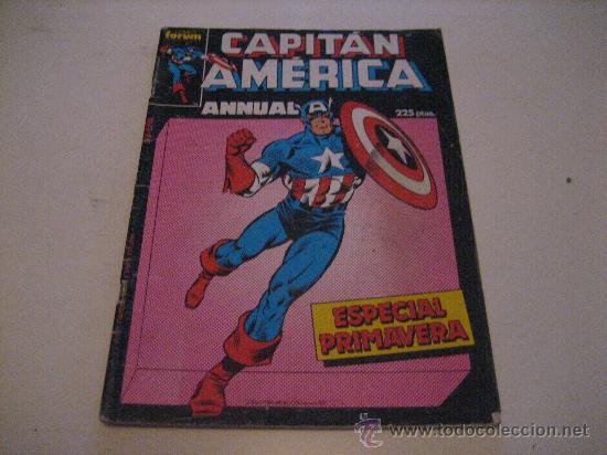 C&oacute;mics: CAPITAN AMERICA - ESPECIAL PRIMAVERA 1987 - Foto 1