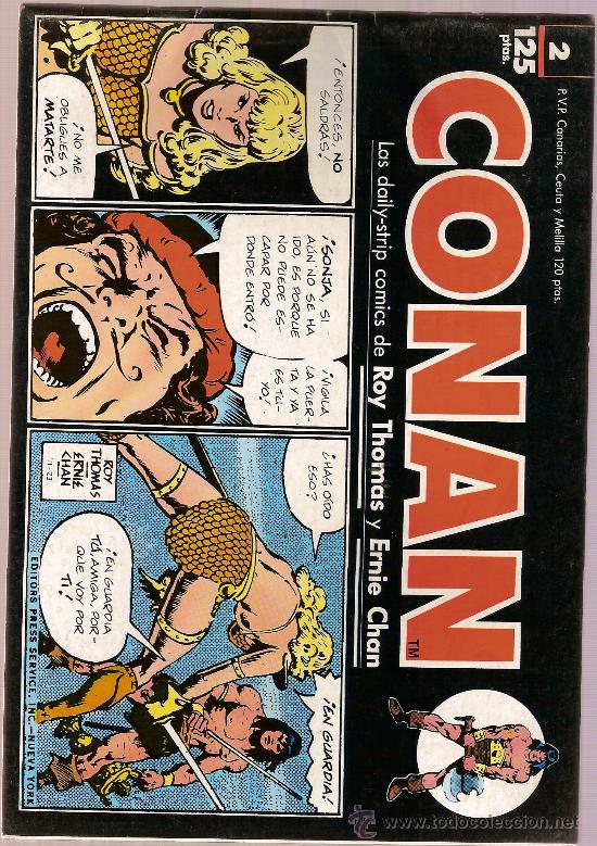 C&oacute;mics: COMIC CONAN EL BARBARO N&ordm; 2 ROY THOMAS Y ERNIE CHAN FORUM - Foto 1