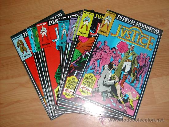 C&oacute;mics: JUSTICE COMPLETA 12 NUMEROS PERFECTA SIN LEER MARVEL FORUM - Foto 1