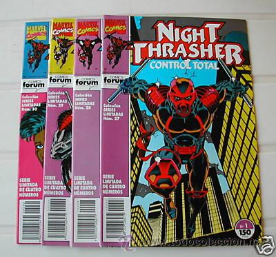 C&oacute;mics: NIGHT THRASHER. CONTROL... SERIE 4 COMICS. 1993. C2862 - Foto 1