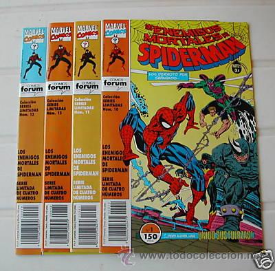 C&oacute;mics: SPIDERMAN. LOS...MORTALES. SERIE 4 COMICS. 1992. C2864 - Foto 1