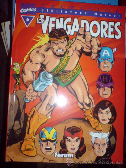 C&oacute;mics: LOS VENGADORES BIBLIOTECA EXCELSIOR 6 MARVEL FORUM - Foto 1