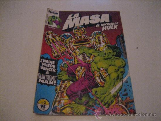 C&oacute;mics: LA MASA - EL INCREIBLE HULK - VOL.1 N&ordm;2 - Foto 1