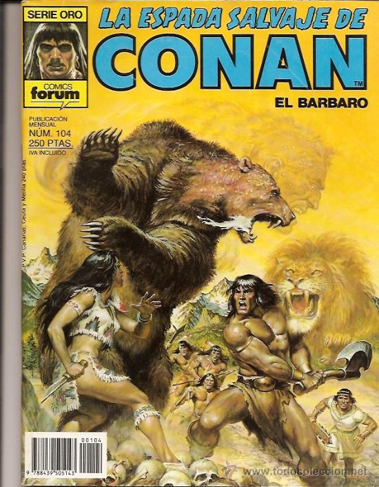 C&oacute;mics: LA ESPADA SALVAJE DE CONAN N&ordm; 104 1&ordf; EDICI&Oacute;N - Foto 1