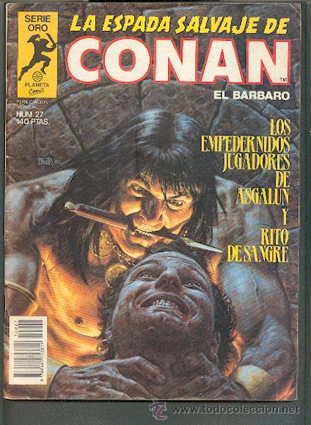 C&oacute;mics: LA ESPADA SALVAJE DE CONAN N&ordm; 27 ,1&ordf; EDICI&Oacute;N - Foto 1