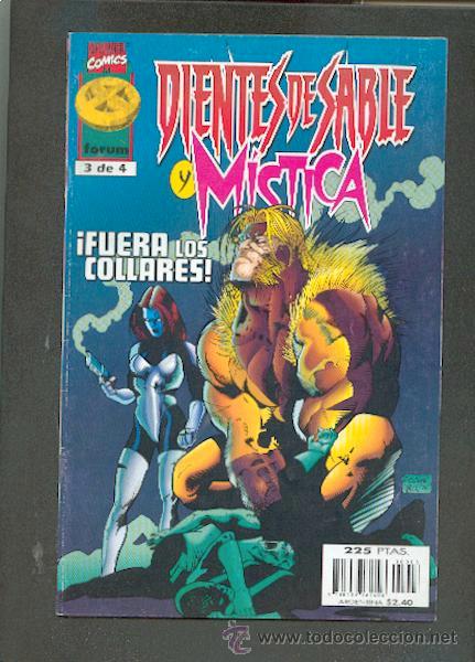 C&oacute;mics: DIENTES DE SABLE Y MISTICA N&ordm; 3 DE 4,ED.FORUM - Foto 1