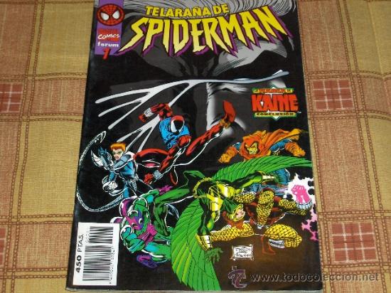 C&oacute;mics: FORUM. TELARA&Ntilde;A DE SPIDERMAN N&ordm; 1. 450 PTS. 1996. . - Foto 1