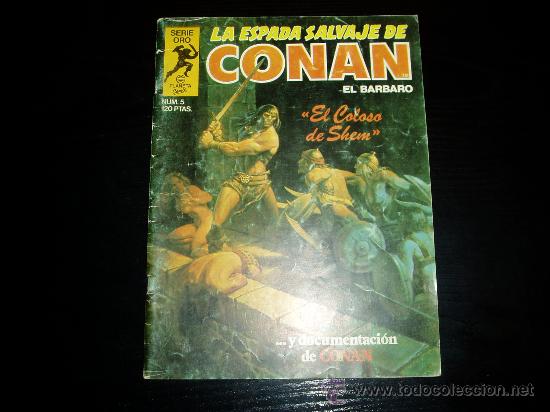 C&oacute;mics: LA ESPADA SALVAJE DE CONAN  N&ordm; 5.  1&ordf; EDICION. - Foto 1