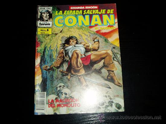 C&oacute;mics: LA ESPADA SALVAJE DE CONAN  N&ordm; 6.  2&ordf; EDICION. - Foto 1