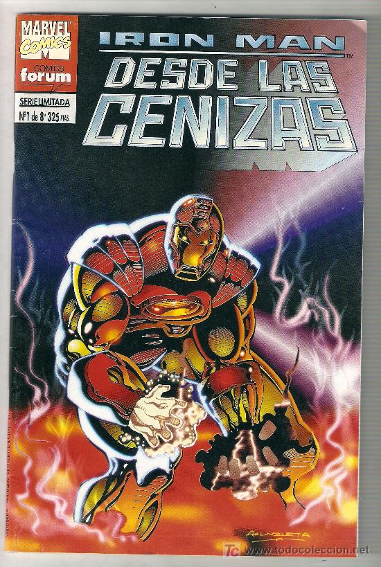 C&oacute;mics: IRON MAN: DESDE LAS CENIZAS - NUMERO UNO - FORUM 1995 - Foto 1