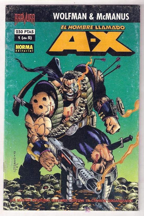 C&oacute;mics: EL HOMBRE LLAMADO A-X - NUMERO UNO - NORMA - Foto 1