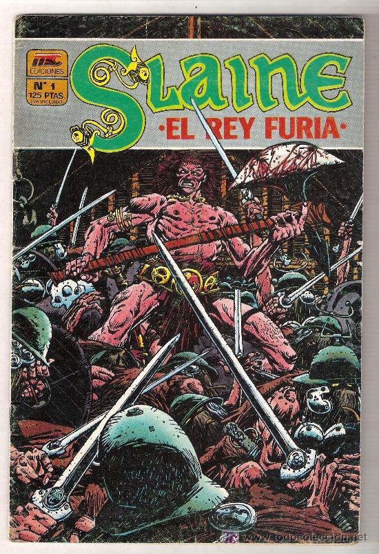 C&oacute;mics: SLAIN. EL REY FURIA - NUMERO UNO - MC EDICIONES - Foto 1