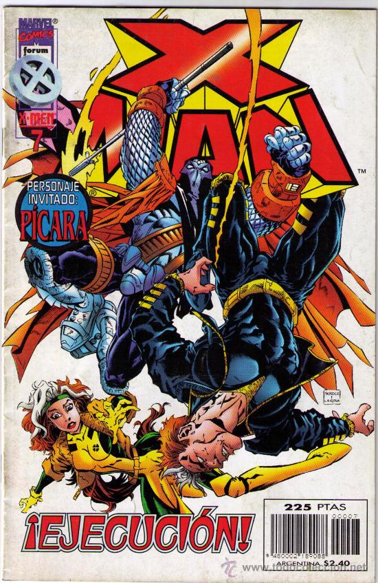 C&oacute;mics: X-MAN - N&ordm; 7 - EJECUCI&Oacute;N - PVP. 225 PESETAS. - Foto 1
